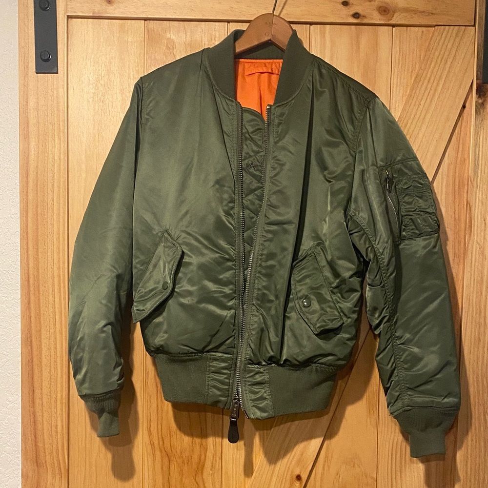 Alpha Industries Sage Green Bomber Jacket